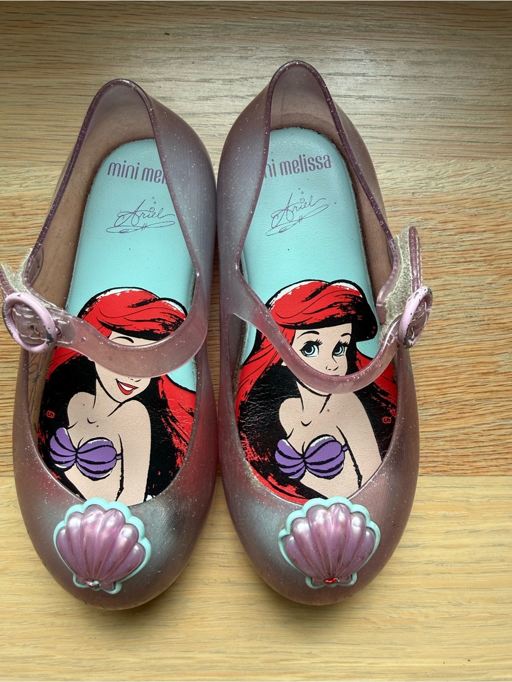 Mini Melissa Ariel jelly shoes - sz 10